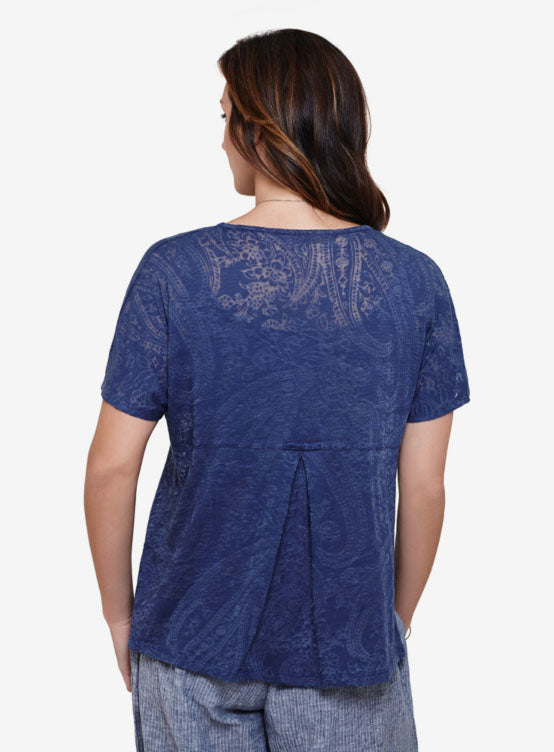 Paige Pleat Back Top