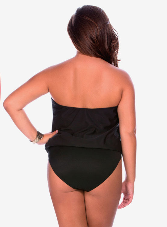 Women's Plus Solid Mojito Underwire Tankini Top