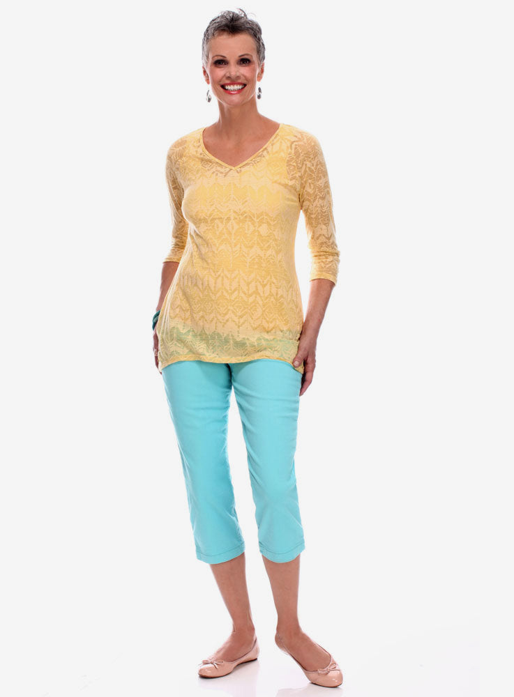 Annette Basic Crop Jeans