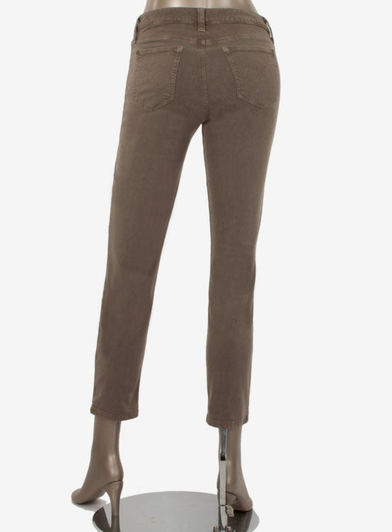 Sandra D Pigment Dyed Skinny Ankle Jean