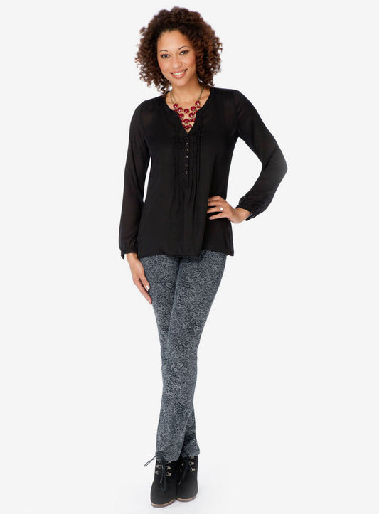 Skinny Minnie Jacquard Jeans