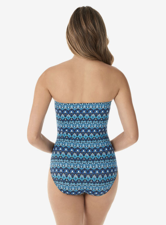 Mosaica Seville Bandeau One Piece Swimsuit