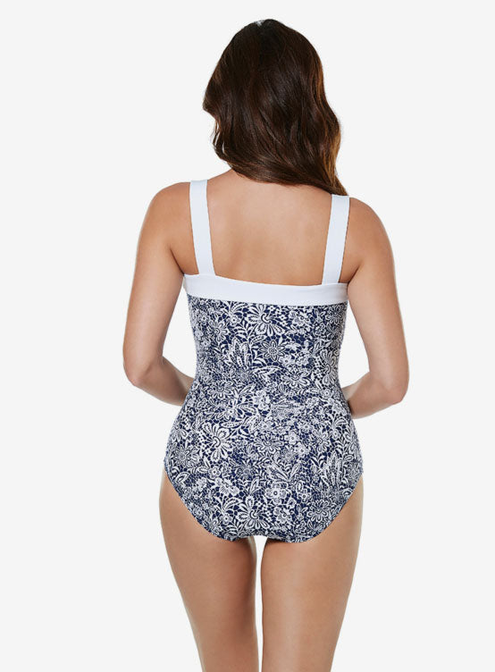 Lace Odyssey Square Neck Swimsuit