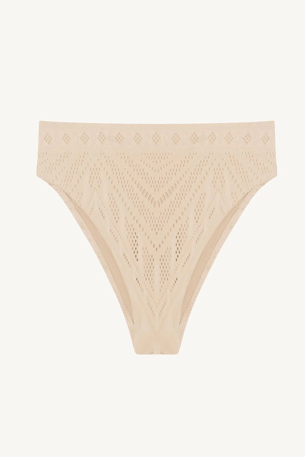 Crochet High Waisted Panties Brief