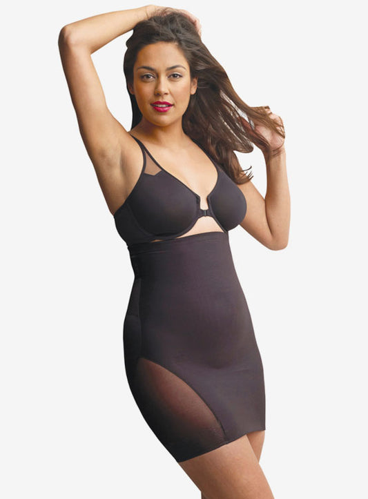 Sexy Sheer Extra Firm Control High-Waist Half Slip