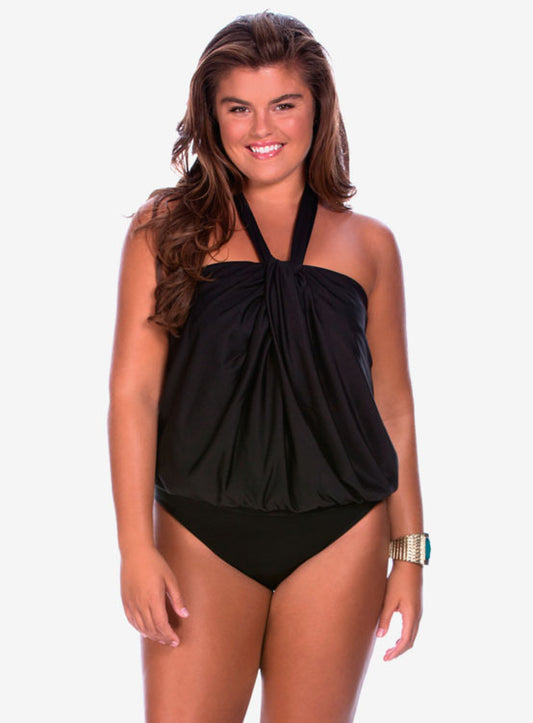 Women's Plus Solid Mojito Underwire Tankini Top