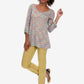 Katie Straight Leg Jean, Two Sided Linen