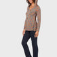 Hannah Hoodie Varigated Top