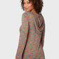 Hannah Hoodie Varigated Top