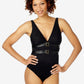 Solid Sunbelts Tummy Control One Piece Swimsuit
