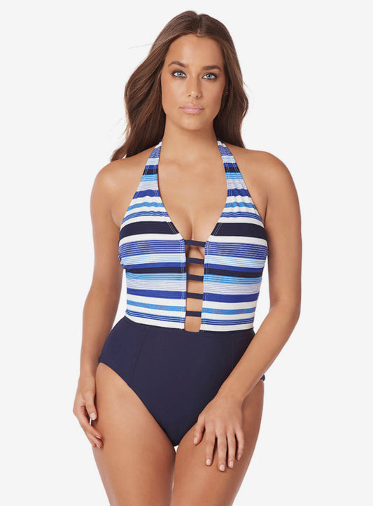 Mykonos Gaea Halter One Piece Swimsuit