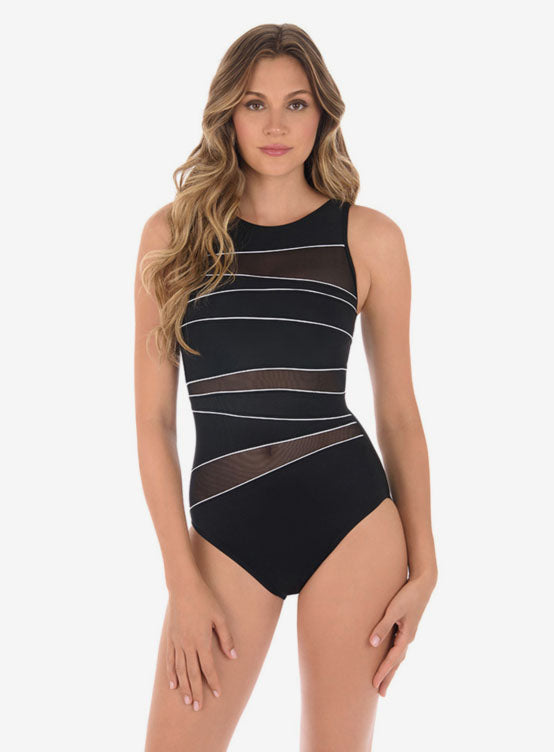 Prismatix Somerset Mesh One Piece Swimsuit