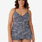 Women's Plus Lush Lanai Love Knot Tankini Top