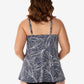 Women's Plus Lush Lanai Love Knot Tankini Top