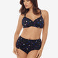 Spotted Surplice Bra Top