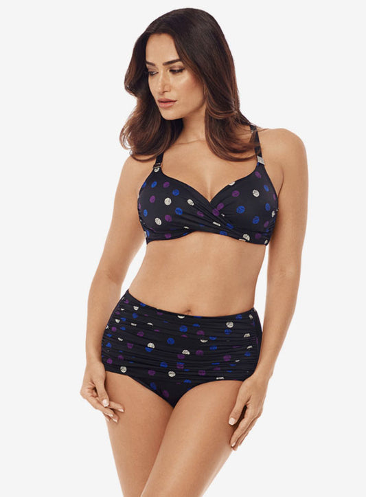 Spotted Surplice Bra Top