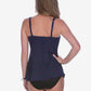 D-Cup Anchors Away Malibu Underwire Tankini Top