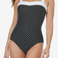 Spot On Square Neck Plus Swimsuit