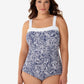 Women's Plus Lace Odyssey Square Neck Soft Cup Swimsuit