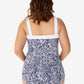 Women's Plus Lace Odyssey Square Neck Soft Cup Swimsuit