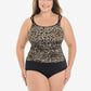 Women's Plus Purr-Fection Fauxkini Soft Cup One Piece Swimsuit