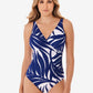 DD-Cup Drama Class Wrap V-Neck Swimsuit